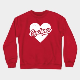 Vintage Cyclones School Spirit // High School Football Mascot // Go Cyclones Crewneck Sweatshirt